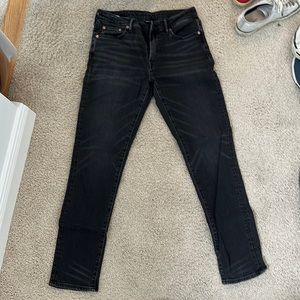 American Eagle 30x32 Black Jeans Skinny Fit